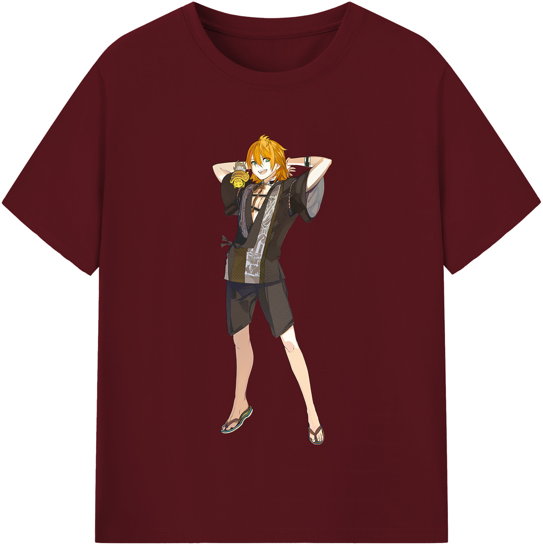 （画像用） 刀剣乱舞 Touken Ranbu 綿100％半袖Tシャツ（フロントプリント）